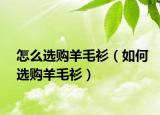 怎么选购羊毛衫（如何选购羊毛衫）