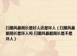 扫黑风暴局长是好人还是坏人（扫黑风暴副局长是坏人吗 扫黑风暴副局长是不是坏人）