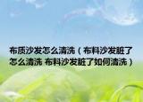 布质沙发怎么清洗（布料沙发脏了怎么清洗 布料沙发脏了如何清洗）