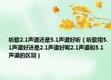 听歌2.1声道还是5.1声道好听（听歌用5.1声道好还是2.1声道好呢2.1声道和5.1声道的区别）