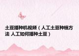 土豆播种机视频（人工土豆种植方法 人工如何播种土豆）
