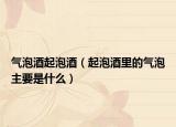 气泡酒起泡酒（起泡酒里的气泡主要是什么）