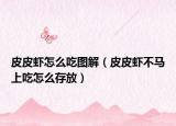 皮皮虾怎么吃图解（皮皮虾不马上吃怎么存放）