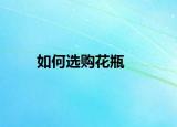 如何选购花瓶