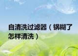 自清洗过滤器（锅糊了怎样清洗）