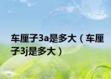 车厘子3a是多大（车厘子3j是多大）