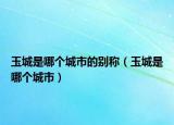 玉城是哪个城市的别称（玉城是哪个城市）