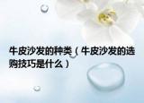 牛皮沙发的种类（牛皮沙发的选购技巧是什么）