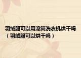 羽绒服可以用滚筒洗衣机烘干吗（羽绒服可以烘干吗）