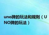 uno牌的玩法和规则（UNO牌的玩法）