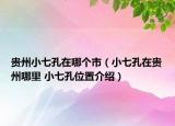 贵州小七孔在哪个市（小七孔在贵州哪里 小七孔位置介绍）