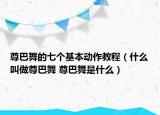 尊巴舞的七个基本动作教程（什么叫做尊巴舞 尊巴舞是什么）