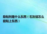 助粘剂是什么东西（石灰墙怎么能粘上东西）