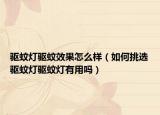 驱蚊灯驱蚊效果怎么样（如何挑选驱蚊灯驱蚊灯有用吗）