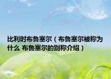 比利时布鲁塞尔（布鲁塞尔被称为什么 布鲁塞尔的别称介绍）