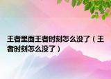 王者里面王者时刻怎么没了（王者时刻怎么没了）