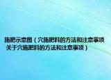 施肥示意图（穴施肥料的方法和注意事项 关于穴施肥料的方法和注意事项）