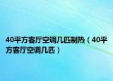 40平方客厅空调几匹制热（40平方客厅空调几匹）
