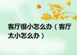 客厅很小怎么办（客厅太小怎么办）