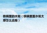 铁锅里的水垢（铁锅里面水垢太厚怎么去除）