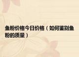 鱼粉价格今日价格（如何鉴别鱼粉的质量）