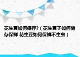 花生豆如何保存?（花生豆子如何储存保鲜 花生豆如何保鲜不生虫）