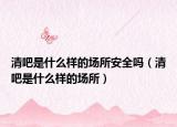 清吧是什么样的场所安全吗（清吧是什么样的场所）