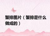 蟹排图片（蟹排是什么做成的）