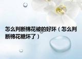 怎么判断棉花被的好坏（怎么判断棉花糖坏了）