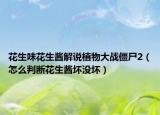 花生味花生酱解说植物大战僵尸2（怎么判断花生酱坏没坏）