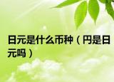 日元是什么币种（円是日元吗）