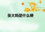 张大妈是什么梗