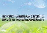 进门玄关挂什么画最好风水（进门挂什么画风水好 进门玄关挂什么风水画寓意好）