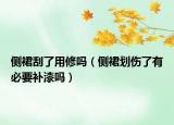 侧裙刮了用修吗（侧裙划伤了有必要补漆吗）