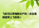 飞机可以带海鲜水产吗（冰冻海鲜能带上飞机吗）