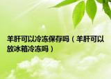 羊肝可以冷冻保存吗（羊肝可以放冰箱冷冻吗）