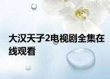 大汉天子2电视剧全集在线观看