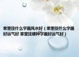 家里挂什么字画风水好（家里挂什么字画好运气好 家里挂哪种字画好运气好）