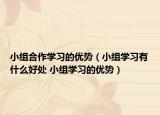 小组合作学习的优势（小组学习有什么好处 小组学习的优势）