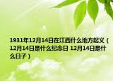 1931年12月14日在江西什么地方起义（12月14日是什么纪念日 12月14日是什么日子）