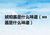 琥珀酱是什么味道（xo酱是什么味道）