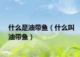什么是油带鱼（什么叫油带鱼）