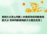 鱼钩大小怎么判断（钓鱼时怎样判断鱼钩的大小 怎样判断鱼钩的大小是否合适）