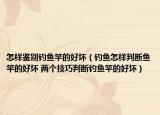 怎样鉴别钓鱼竿的好坏（钓鱼怎样判断鱼竿的好坏 两个技巧判断钓鱼竿的好坏）