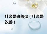 什么是改善盘（什么是改善）