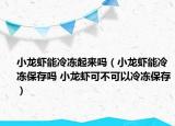 小龙虾能冷冻起来吗（小龙虾能冷冻保存吗 小龙虾可不可以冷冻保存）