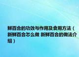 鲜百合的功效与作用及食用方法（新鲜百合怎么做 新鲜百合的做法介绍）