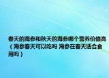 春天的海参和秋天的海参哪个营养价值高（海参春天可以吃吗 海参在春天适合食用吗）