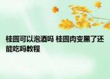 桂圆可以泡酒吗 桂圆肉变黑了还能吃吗教程
