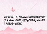 vivox60开不了机vivo 5g然后就没反应了（vivo x90怎么把5g改成4g vivoX905g改成4g方法）